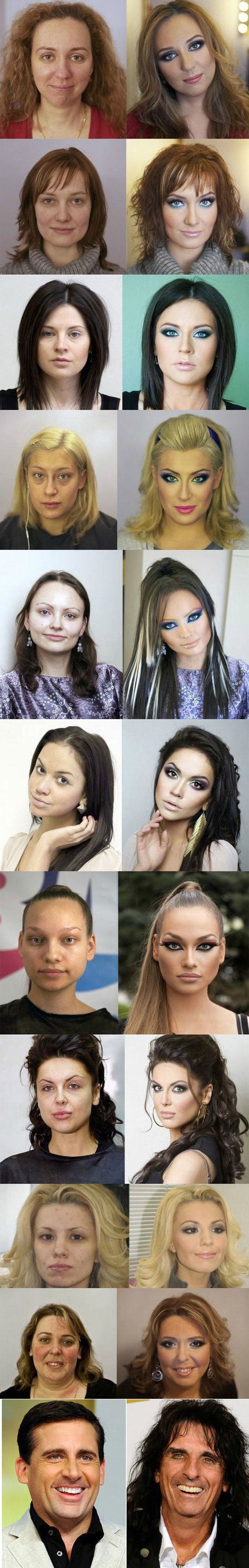 Ovim je prikazana nevjerojatna moć šminke, a zadnja fotka će vas aposlutno oduševiti