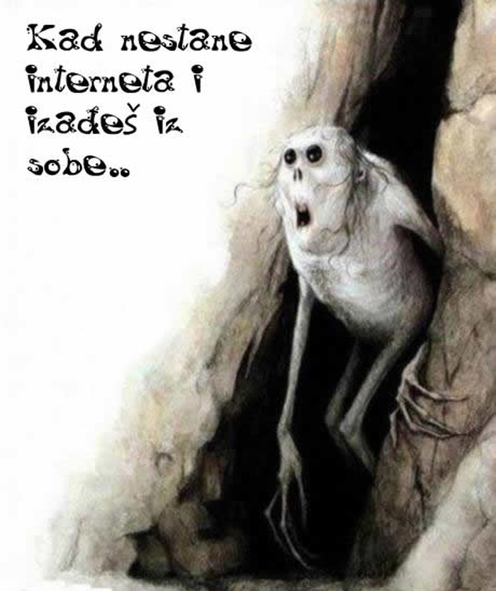 Mama? Tata? Krepo mi je internet!