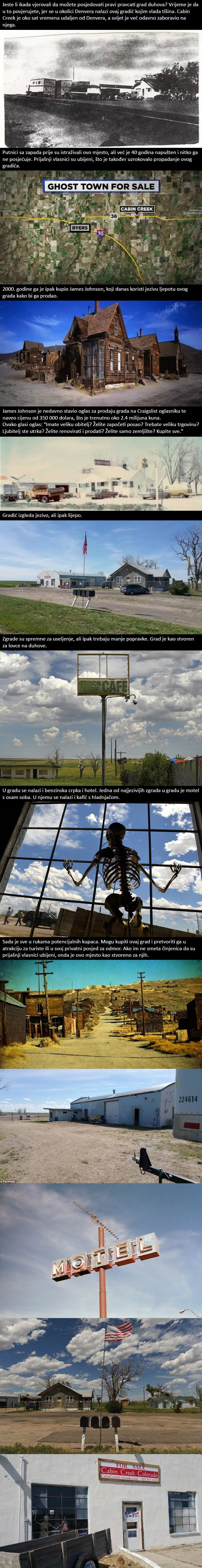 Ovaj grad duhova u Coloradu možete kupiti za samo 350 000 dolara