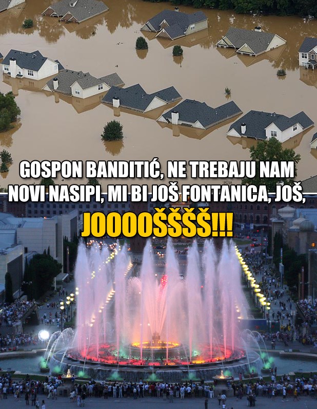 Bandić obećao popiti svu vodu iz Save!