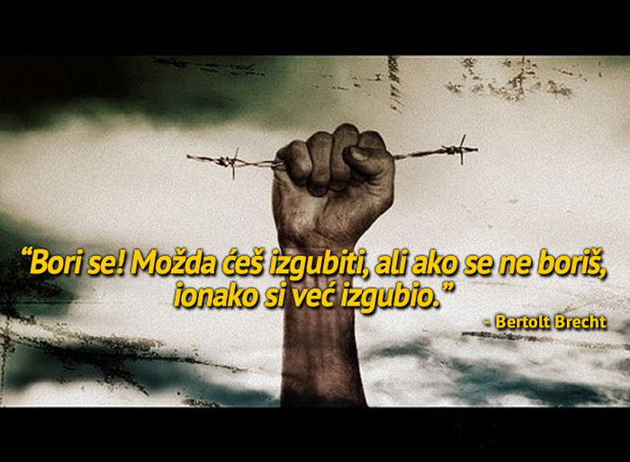Odustajanje znači da si već izgubio