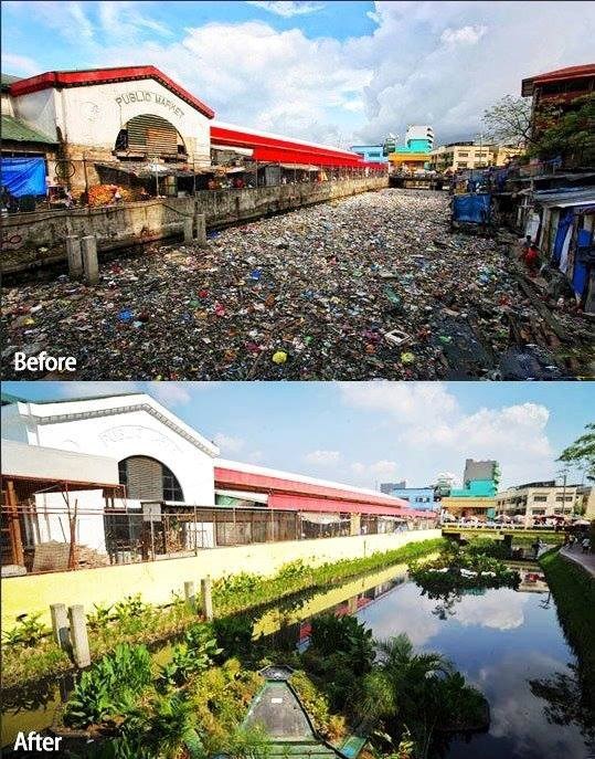 Kad se male ruke slože: Filipinska rijeka ponovno blista