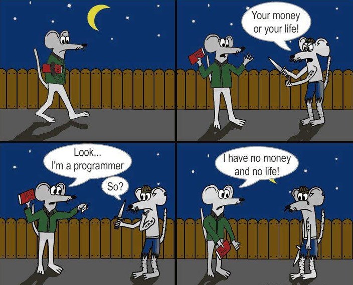 Život programera: Nit' života, nit' love (nit' žena)