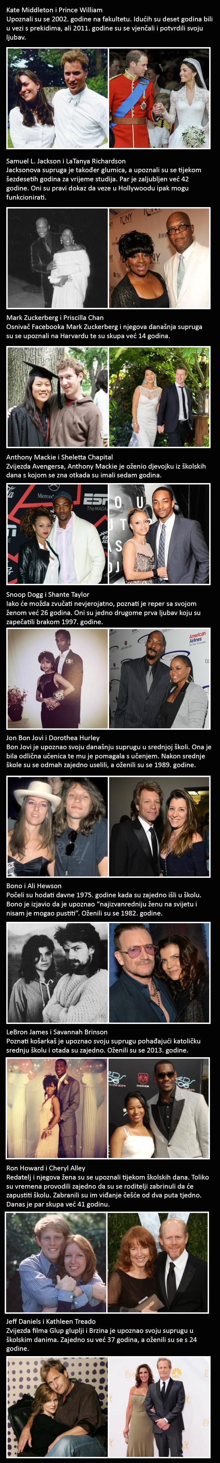 Poznati parovi koji su dokaz da prva ljubav ne mora biti prolazna