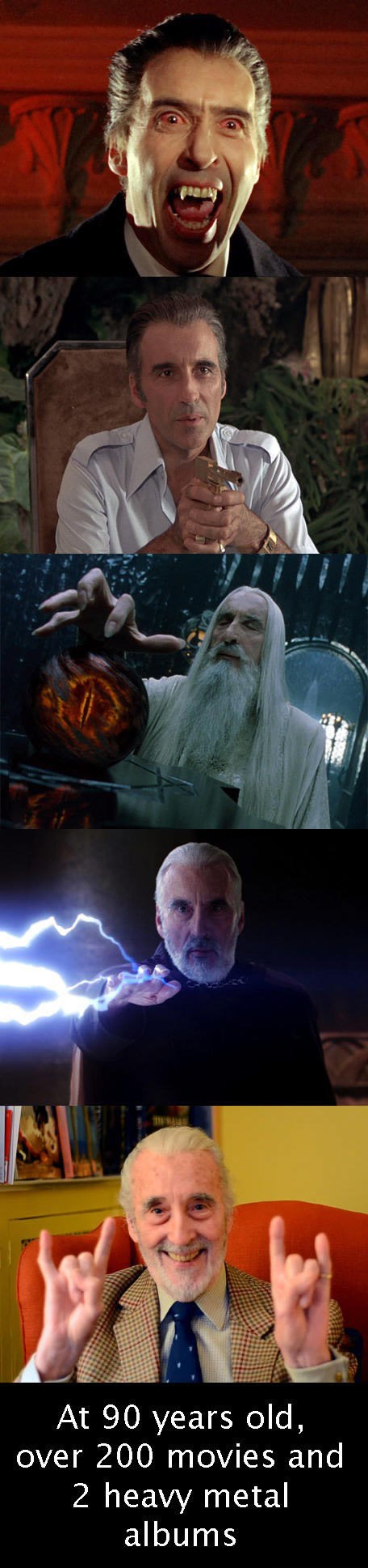 "Saruman" pjeva metal: Christopher Lee je car!