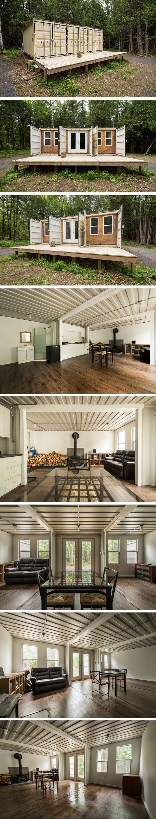 Pretvorio je kontejnere u prekrasnu vikendicu koju bi svatko poželio