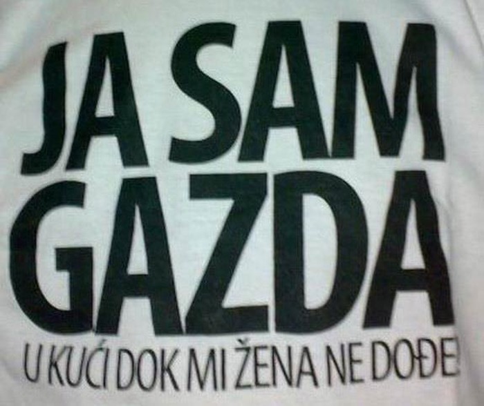Muškarci su gazde!