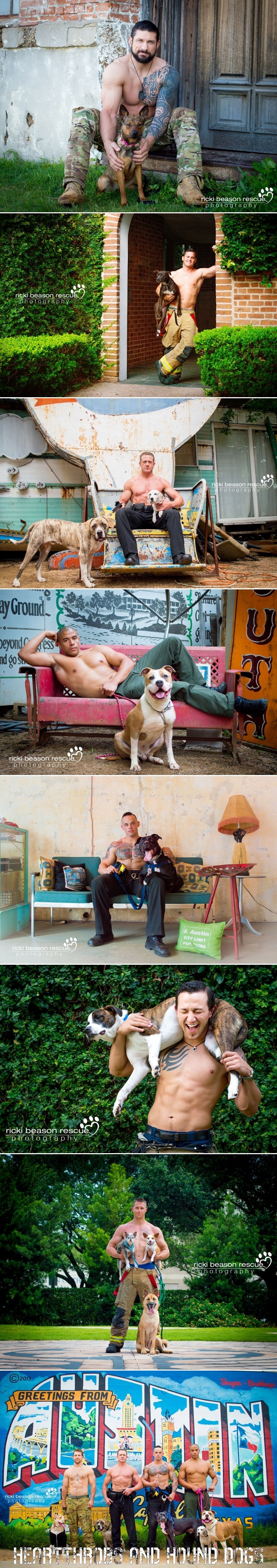 Golišavi seksi dečki na neobičan način napuštenim psima pomažu naći novi dom