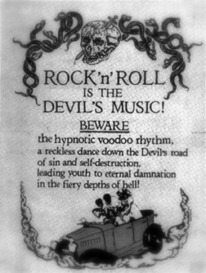 Rock'n'roll je sotonska glazba i vodi te ravno u Pakao