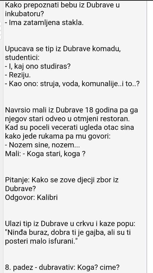 Tko je iz Dubrave zna da je sve istina!