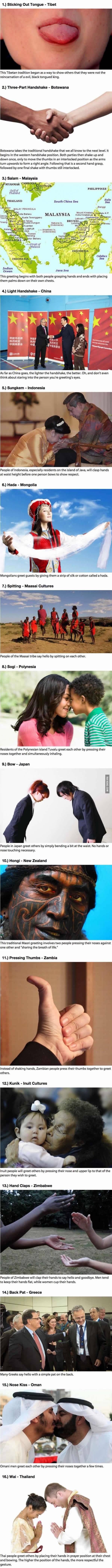 Galerija: Neobični načini rukovanja diljem svijeta