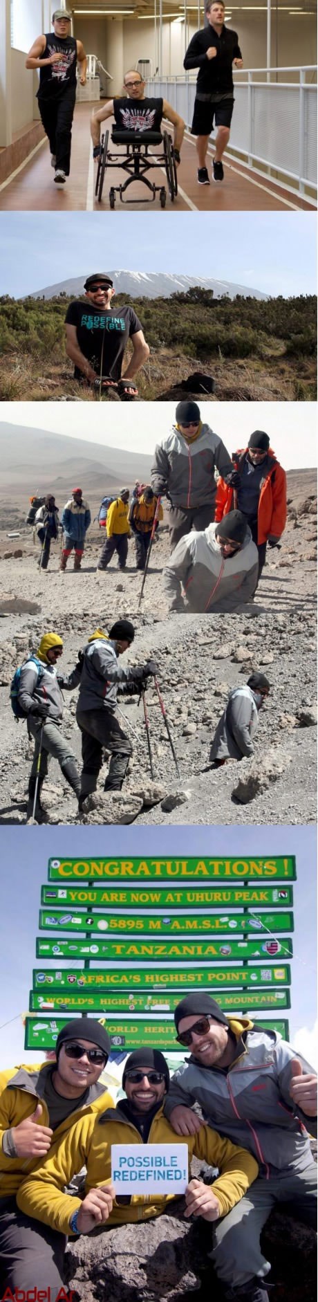 Čovjek bez donjeg dijela tijela osvojio vrh Afrike