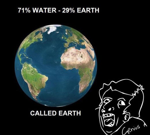 Zašto se Zemlja ne zove Voda?