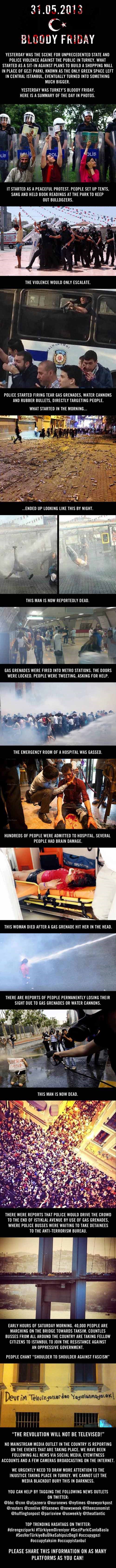 Krvava zemlja Turska: Šokantne fotografije prosvjeda