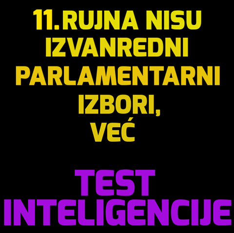 Jesmo li već zaboravili ZAŠTO su izvanredni izbori?
