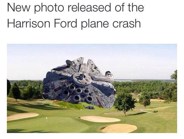 Procurile prave fotografije s mjesta pada aviona Harrisona Forda