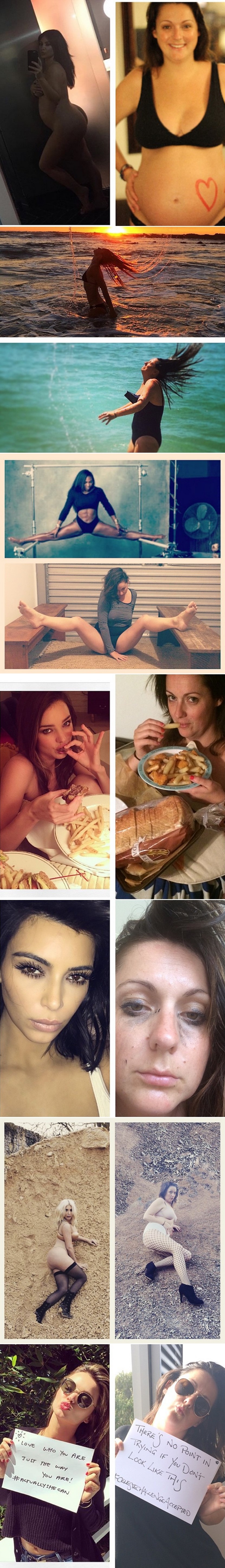 GALERIJA: Australska komičarka rekreira selfije celebrityja za sprdnju