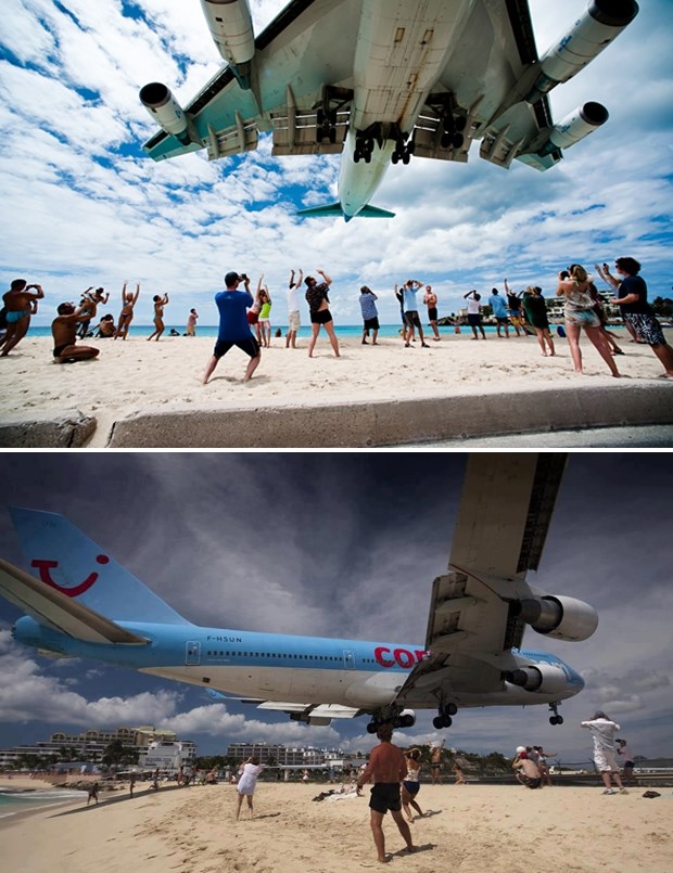 Avioni kupačima "rade frizure" pri slijetanju