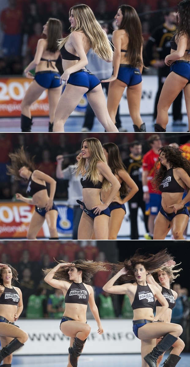 Ljeva, desna, mrdni guzom, jen dva tri...