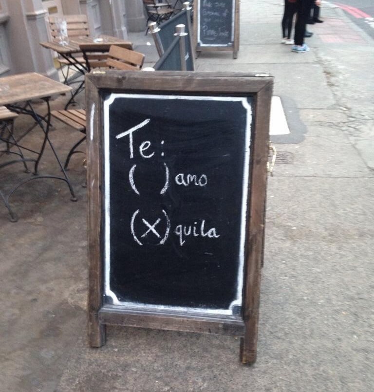 Ljubav ne opija k'o tekila ili rakija