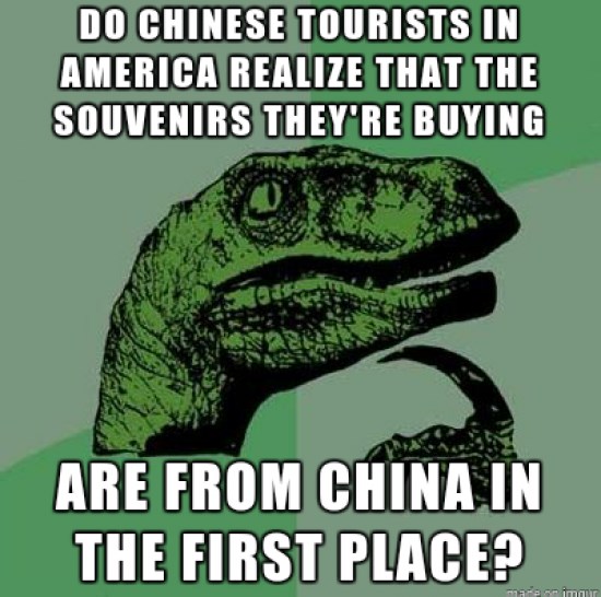 Kinezi u Ameriku po suvenire iz - Kine