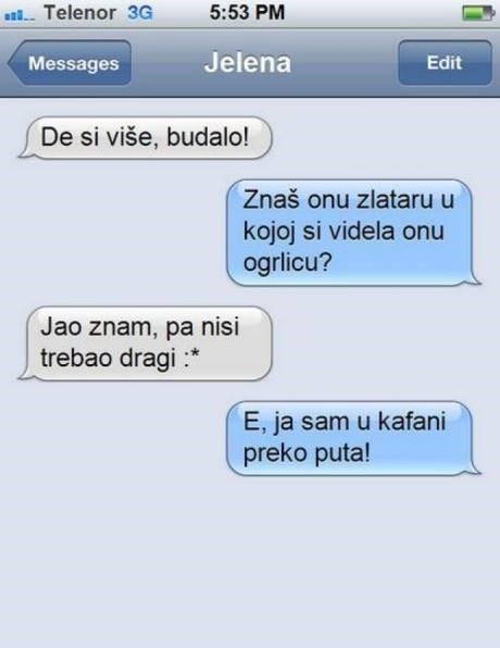 Pitala je dečka gdje je, a njegov odgovor joj se sigurno nije svidio