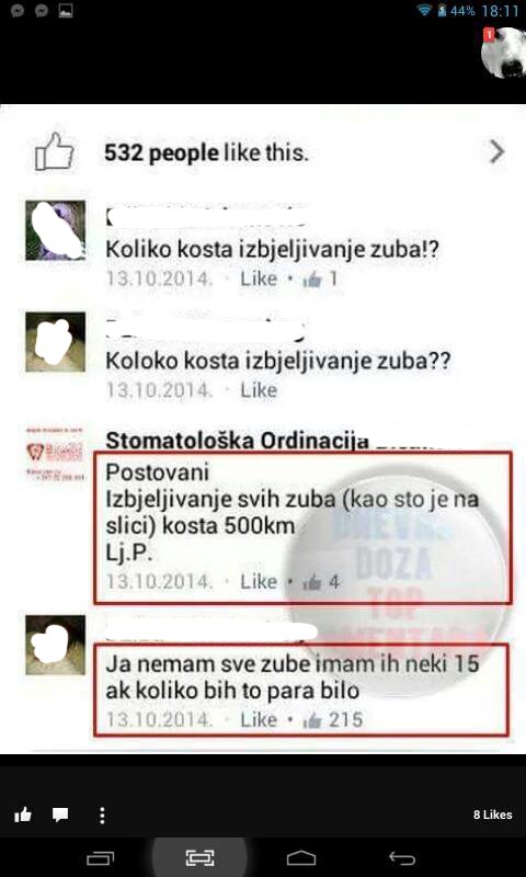 APSOLUTNI HIT: Ja nemam sve zube! Koliko bi to para bilo?