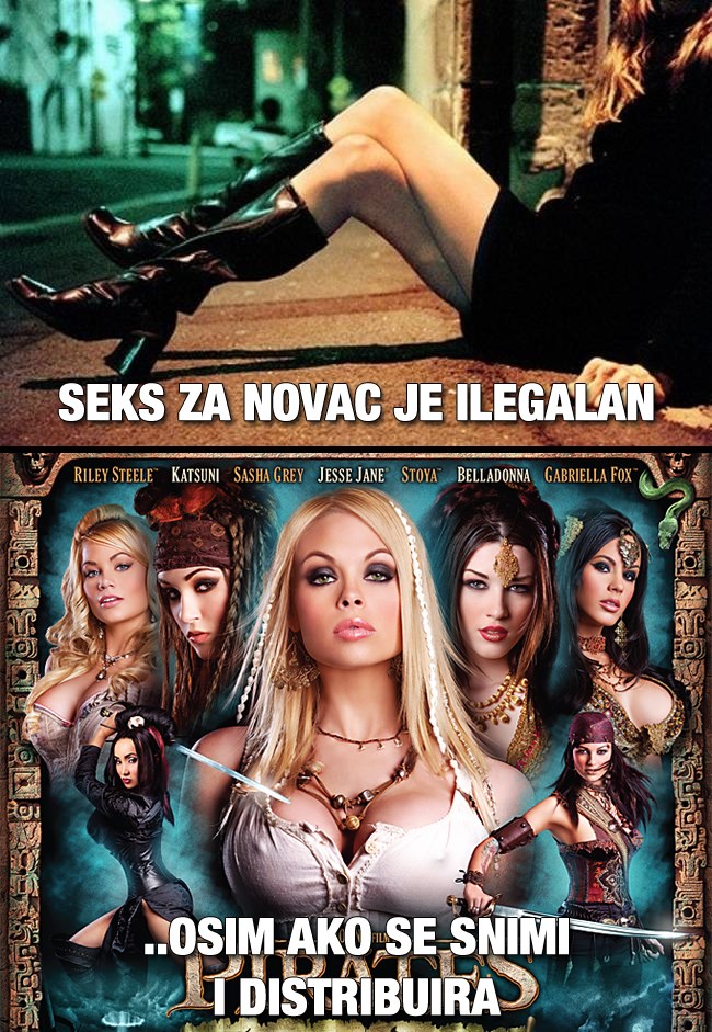 Seks za pare je ilegalan - ali pornić nije?