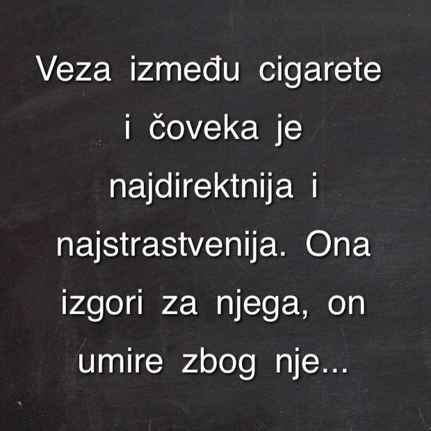 Neshvatljiva veza čovjeka i cigarete