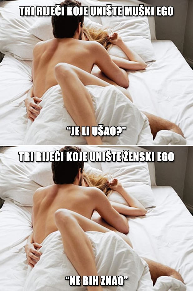 Tri male riječi koje unište ego suprotnom spolu