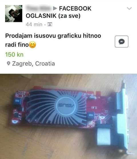 Isus je imao osobno računalo? Pogledajte što ovaj lik prodaje na Facebooku! 