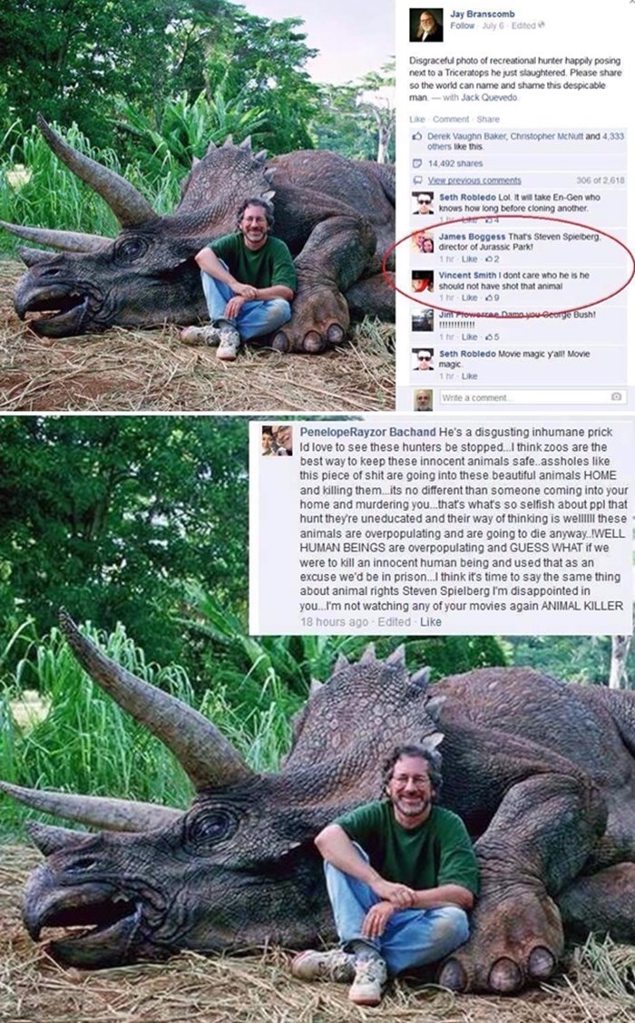 Brutalno izvrijeđali Spielberga zbog ubojstva dinosaura