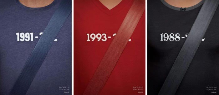 Genijalna ideja za reklamiranje pojasa u autu