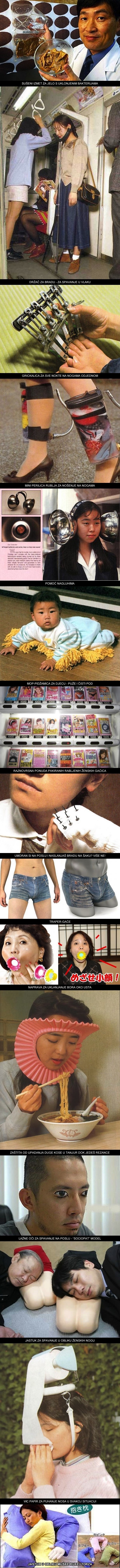 Bizarni japanski izumi: Sušeni izmet i dijete-mop?