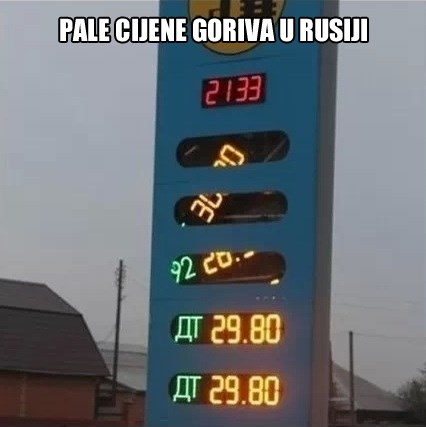 Pale cijene benzina u Rusiji
