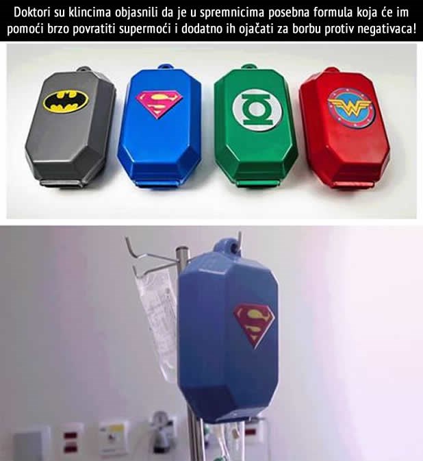Dobri doktori bolesnoj djeci daruju "supermoći i snagu"!