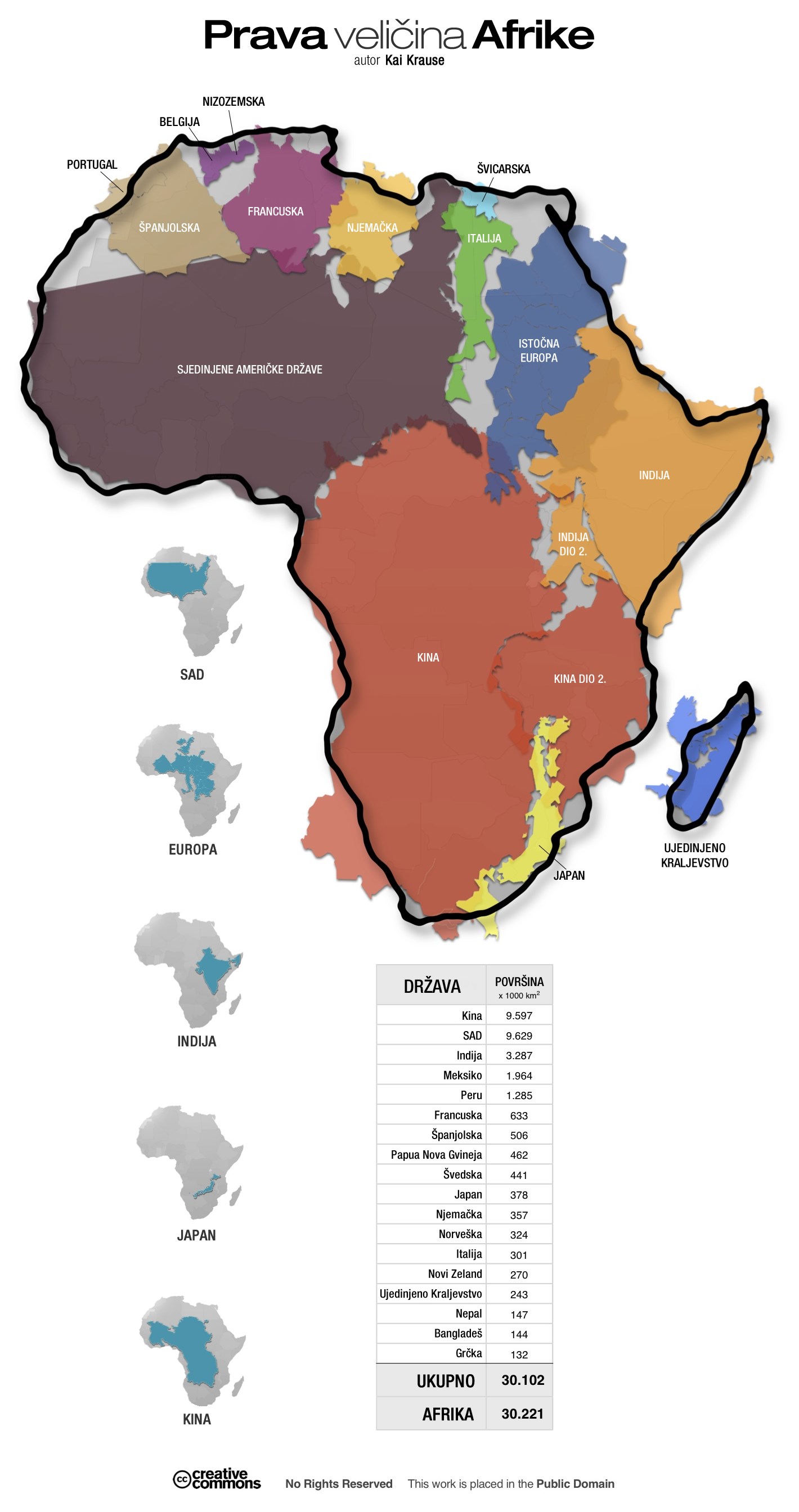 Otkrijte pravu veličinu Afrike!
