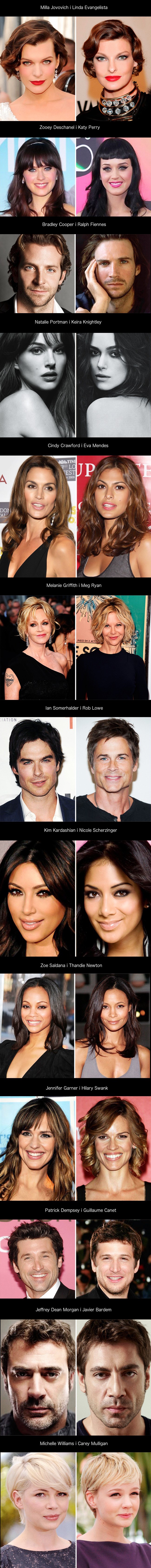 Slavne osobe koje često puta zamjenjujemo jedne s drugima