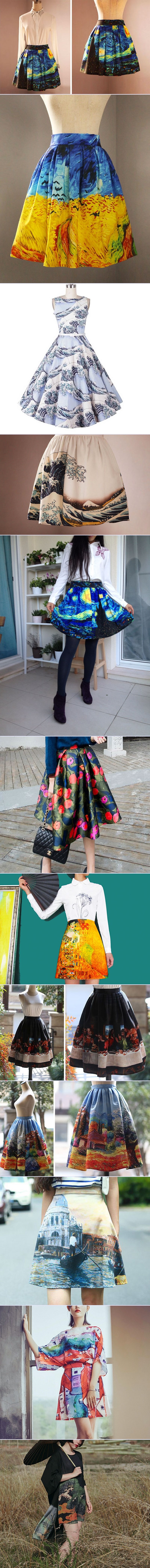 Remek-djela pretvorena u odjeću, odsad nosite svoje najdraže slike