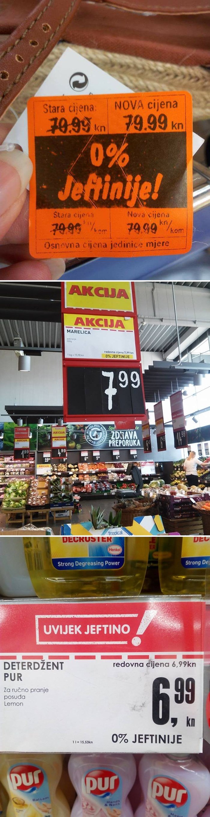 Nećete vjerovati što su kupci uočili u raznim supermarketima diljem Hrvatske