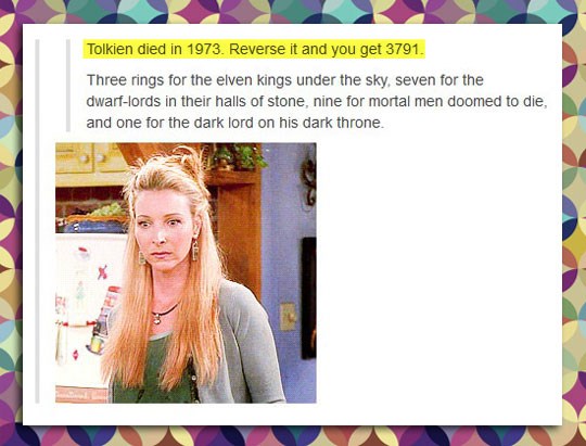 Tolkienova godina smrti skrivena u knjizi?
