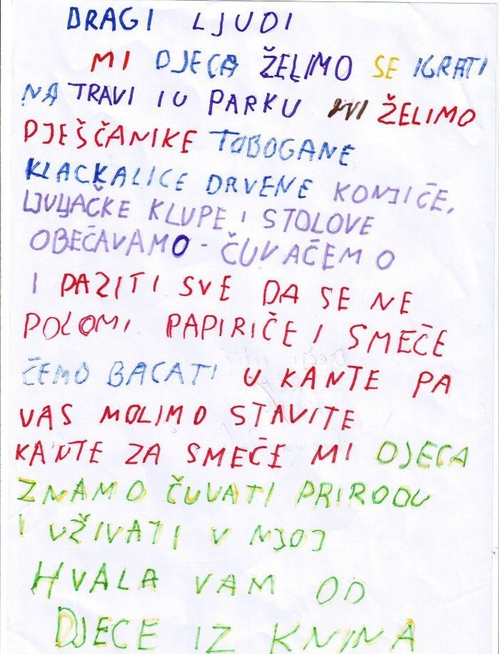 Pismo iz Knina: "Mi djeca znamo čuvati prirodu"