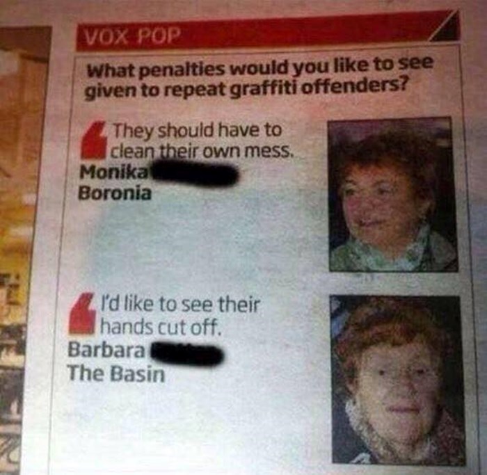Odgovor starije žene šokirao čitatelje novina!