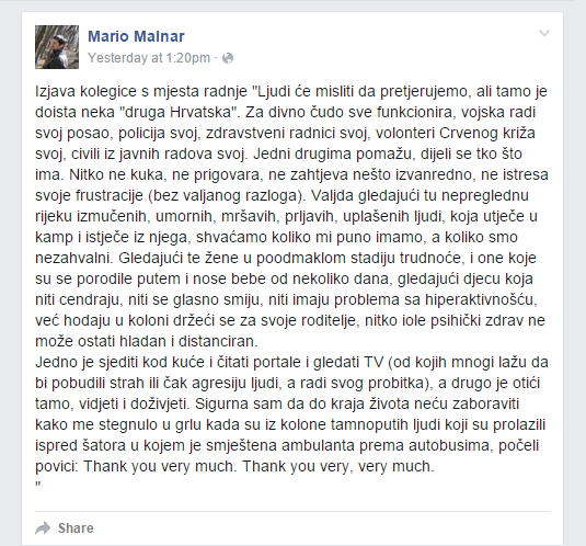 Ovo je ona "druga Hrvatska" kojom se ponosimo!