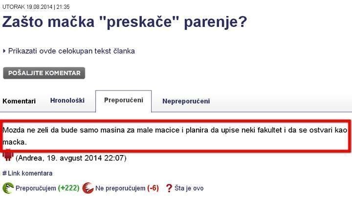 Kakvo pitanje, takav odgovor