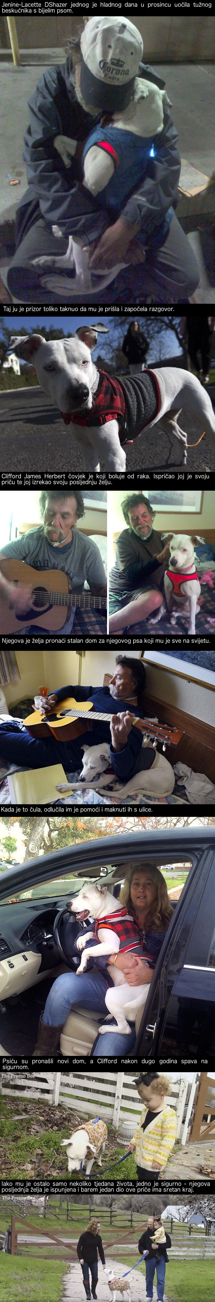 Odlučila je pomoći bolesnom beskućniku, a njegova posljednja želja slomila joj je srce