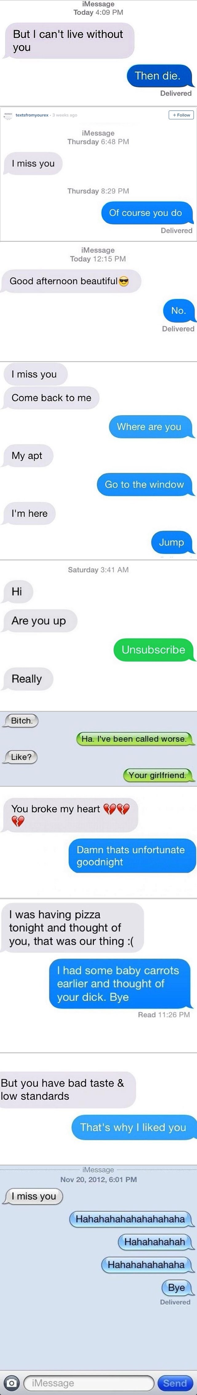 Galerija: Kako brutalno spustiti bivšima