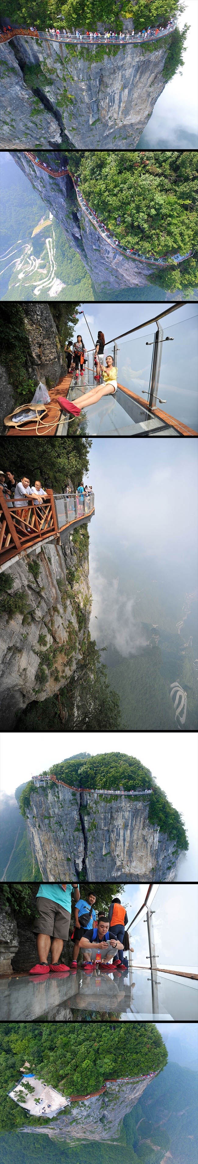 GALERIJA: Ova staza u Kini je prava noćna mora za one koji se boje visine