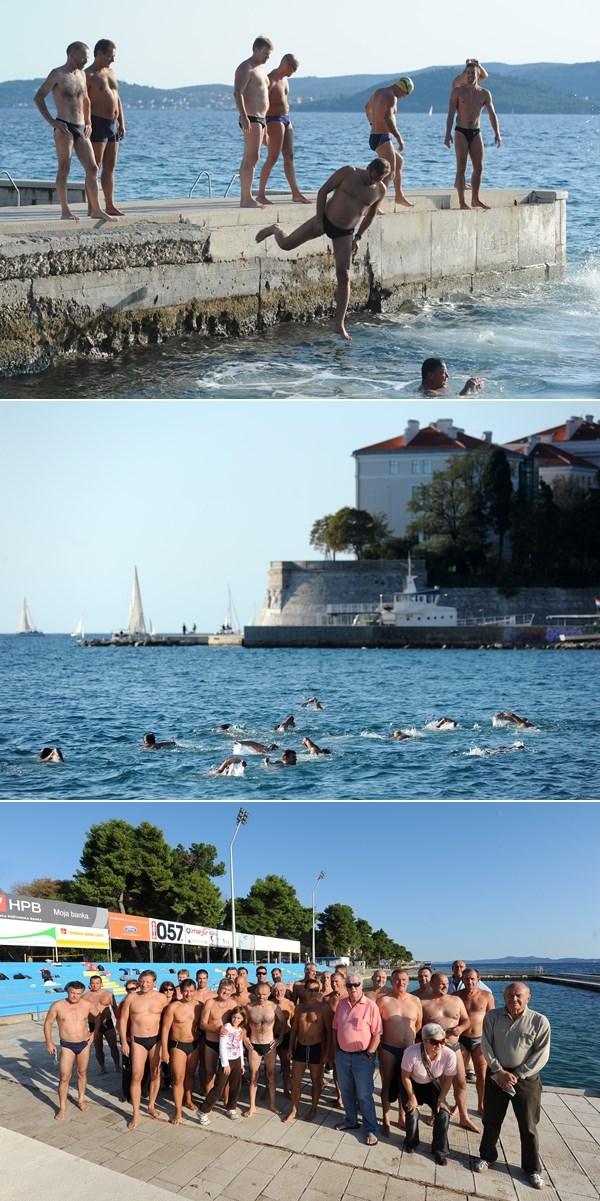 Zadrani se skokom u more i plivanjem oprostili od ljeta