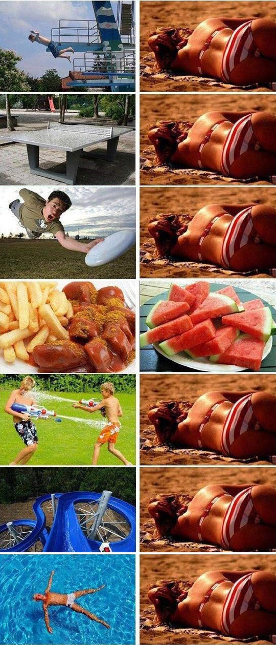 Muškarci vs. žene: Što se radi na moru i bazenima?